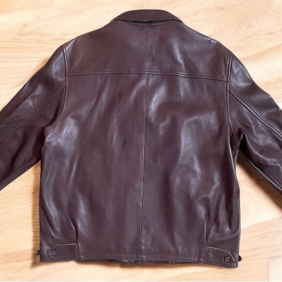 Polo by Ralph Lauren Genuine Lambskin Leather Jacket. - Picture 3 of 3